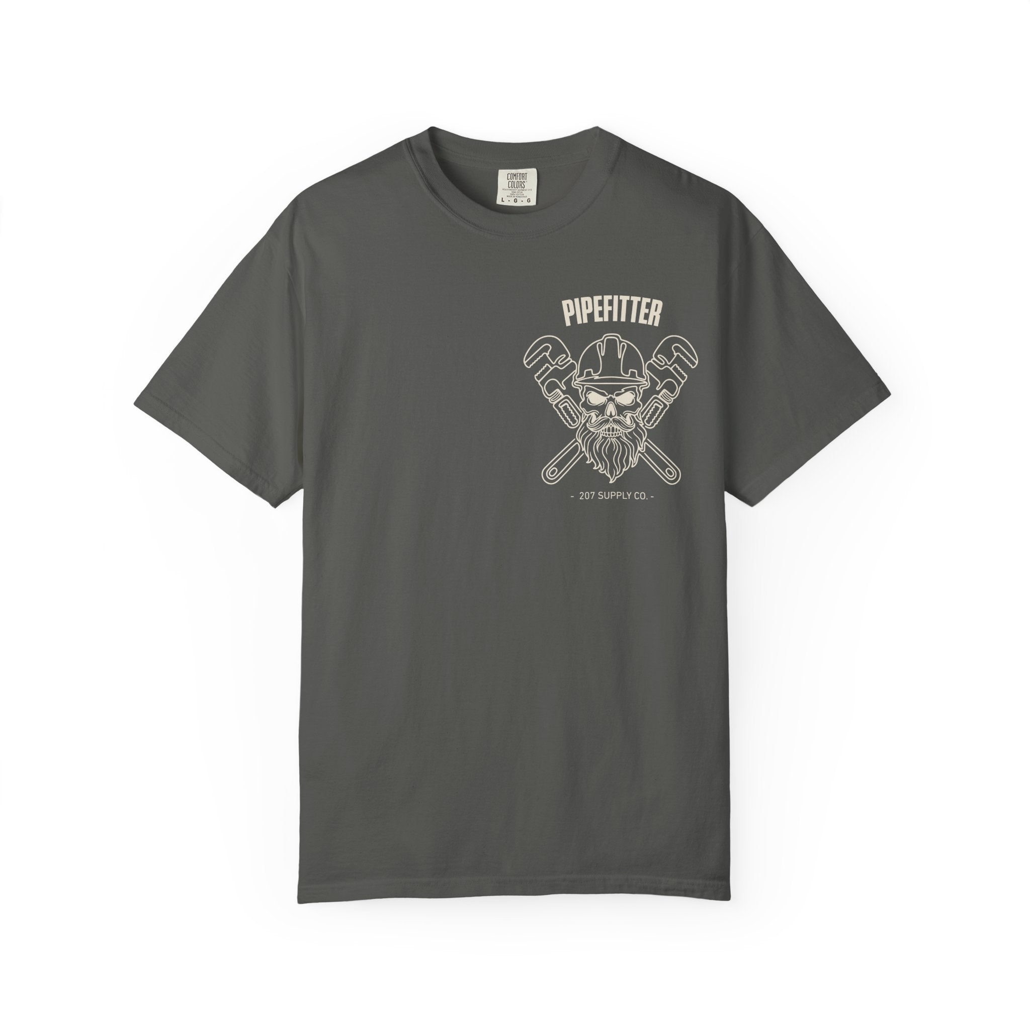Pipefitter Skull Tee - Dark