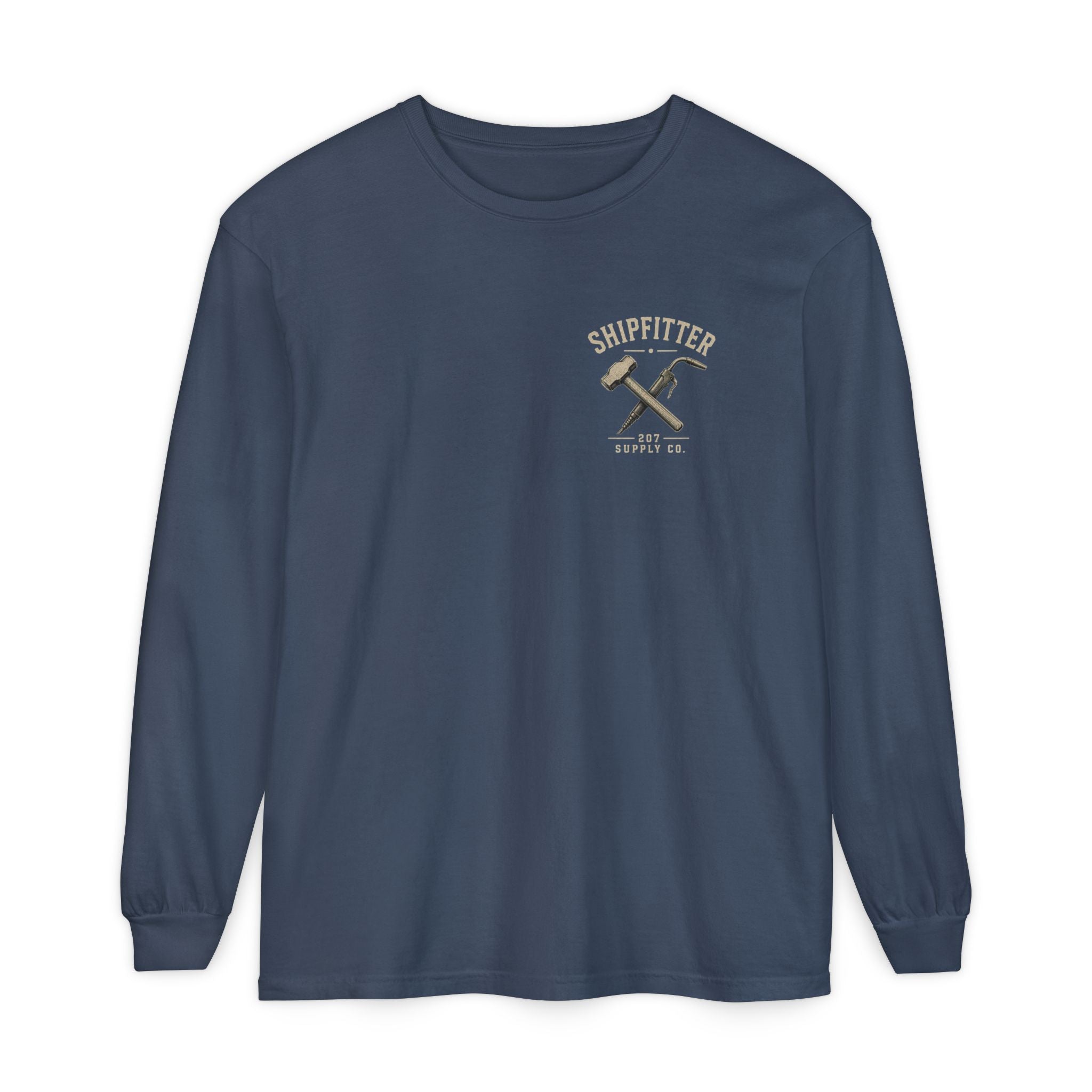 Premium Shipfitter Long Sleeve — Premium Garment-Dyed