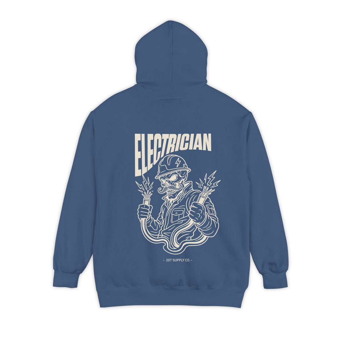 Electrician Skull Hoodie - Dark