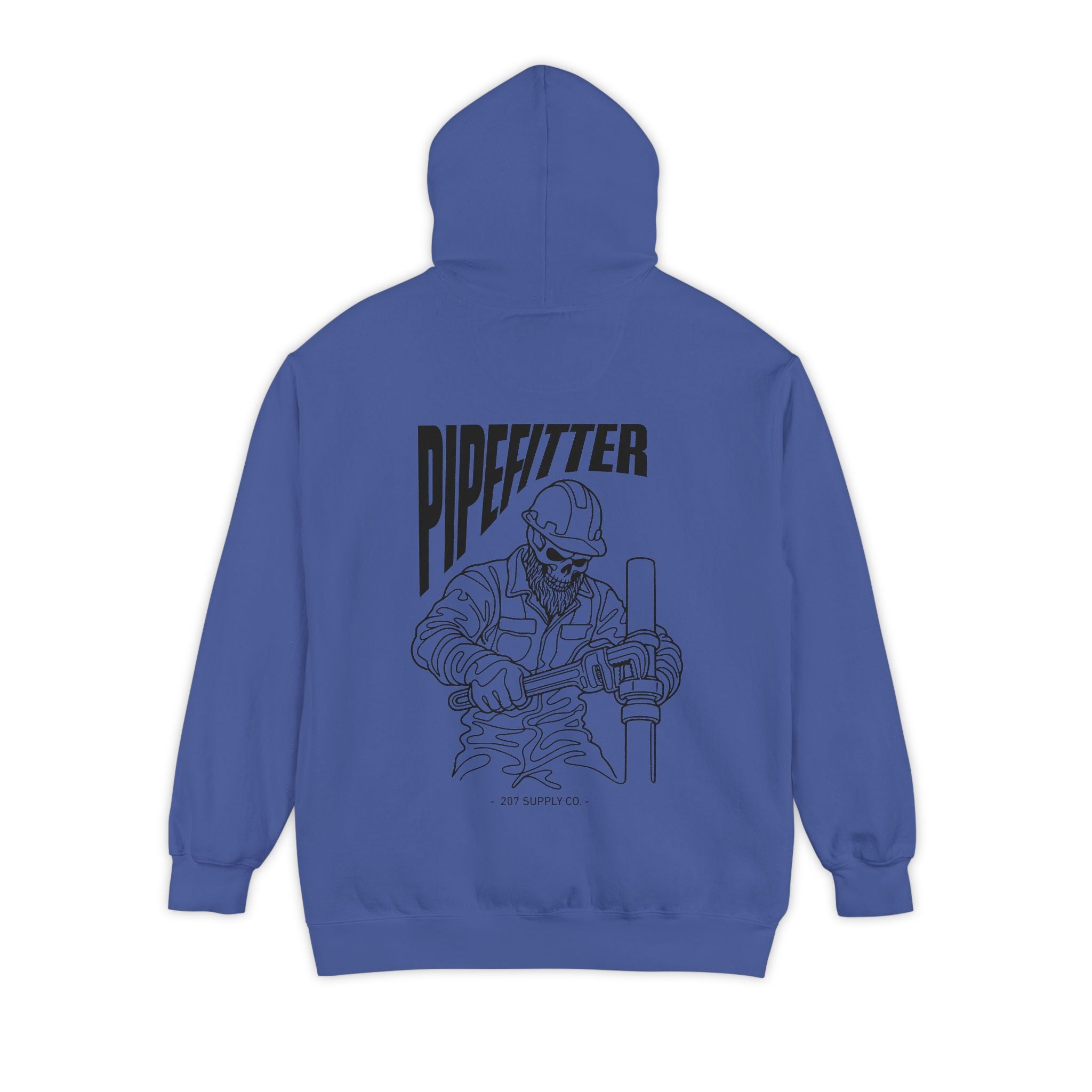 Pipefitter Skull Hoodie