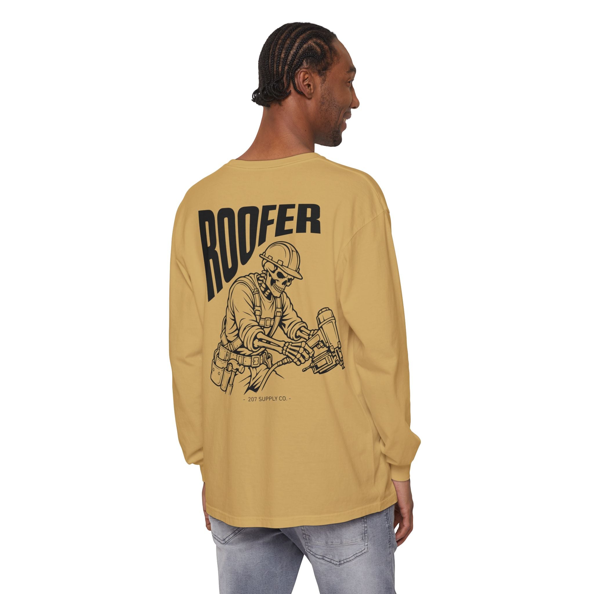 Roofer Skull Long Sleeve
