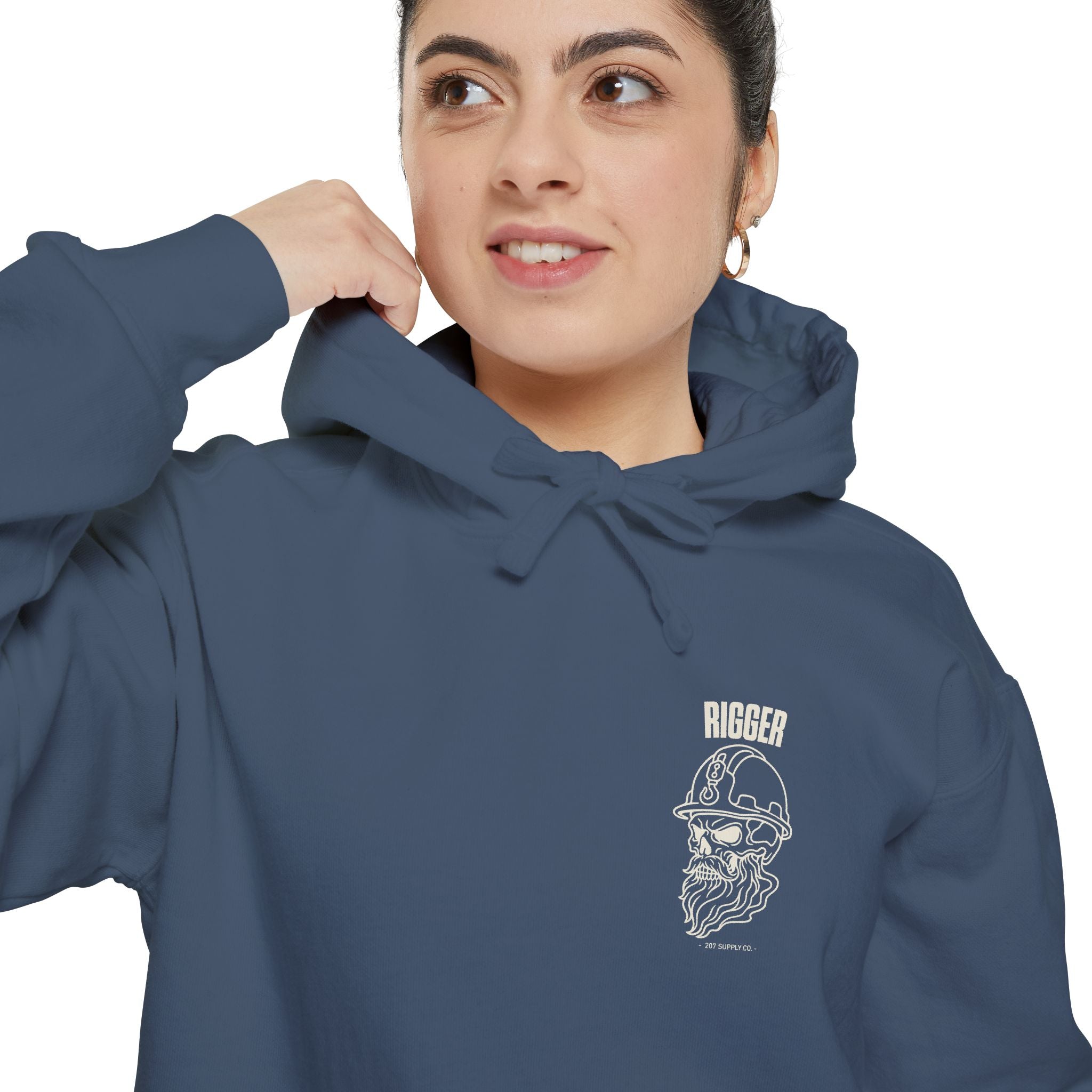 Rigger Skull Hoodie - Dark