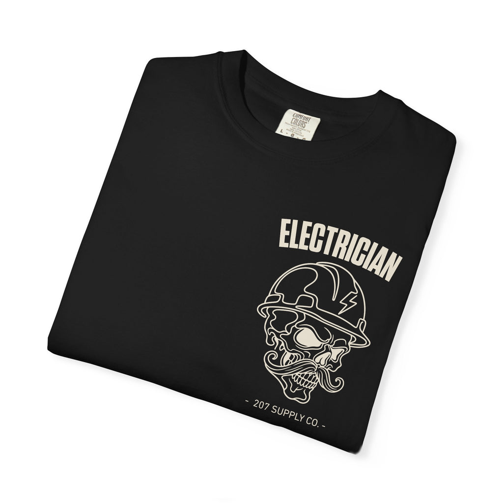 Electrician Skull Tee - Dark