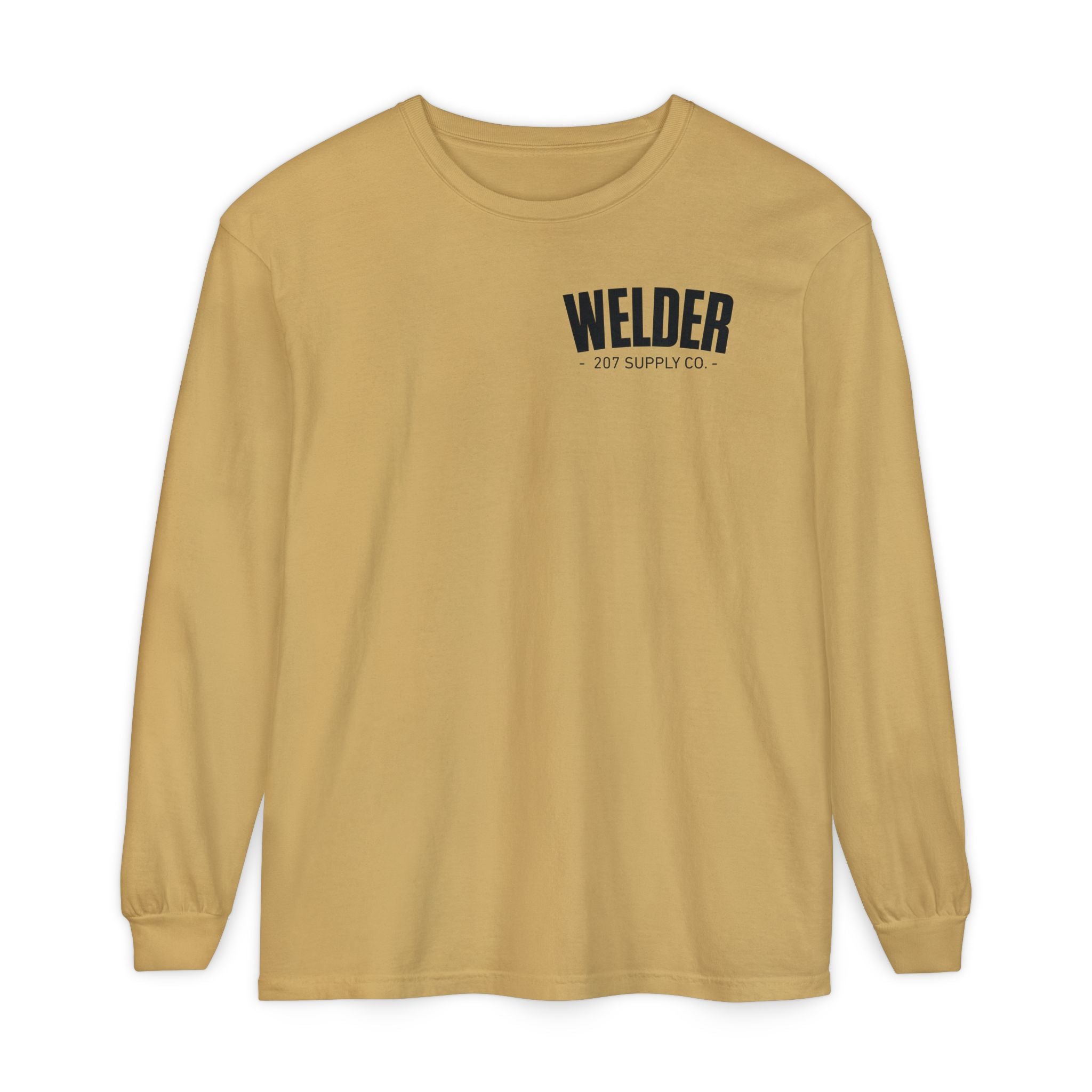 Welder Long Sleeve Tee — Mustard