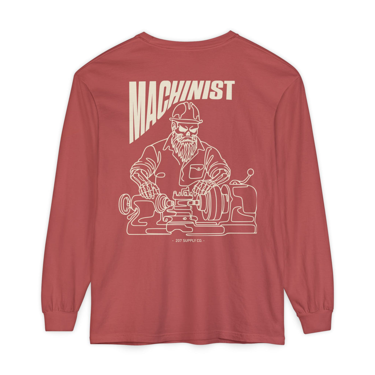 Machinist Skull Long Sleeve - Dark