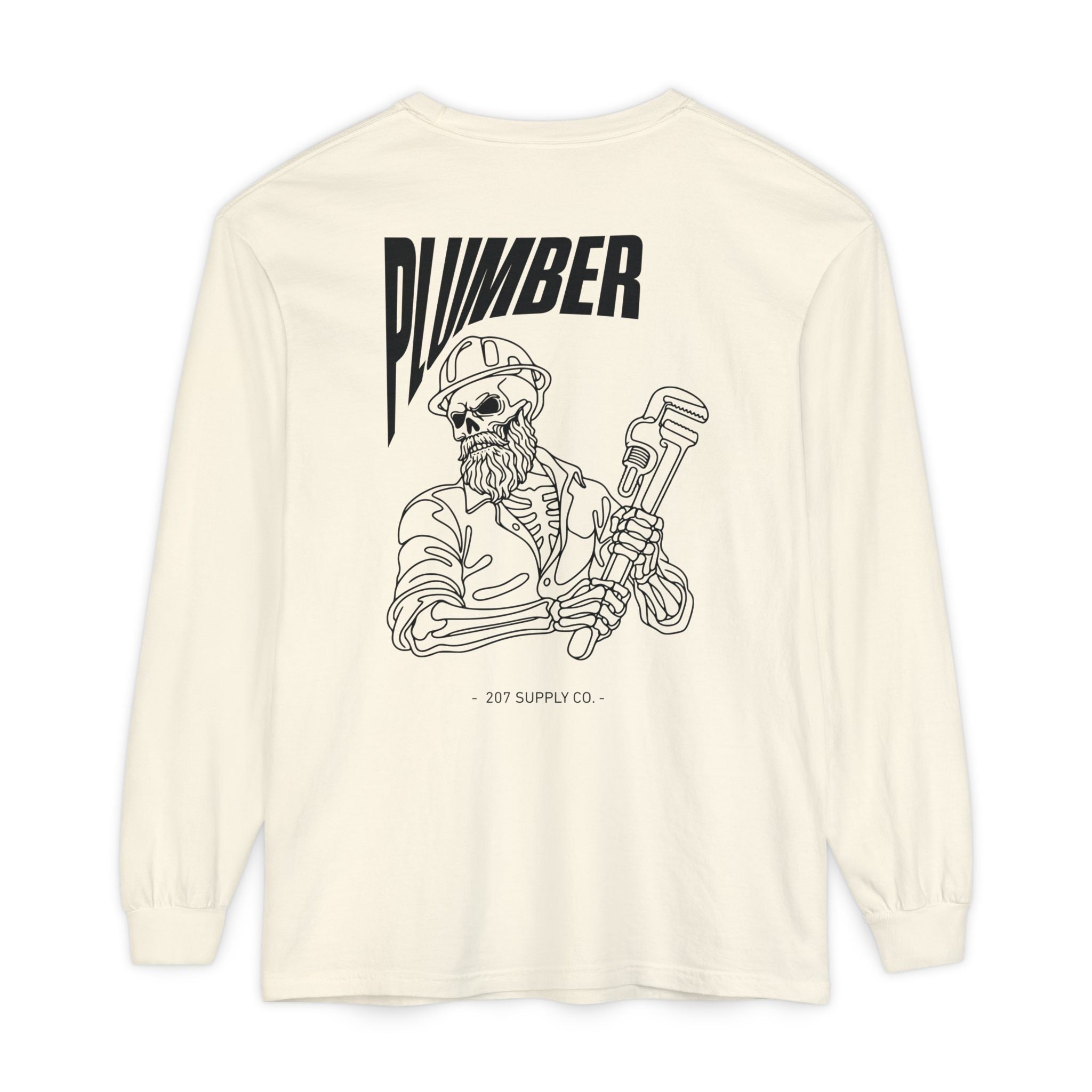 Plumber Skull Long Sleeve