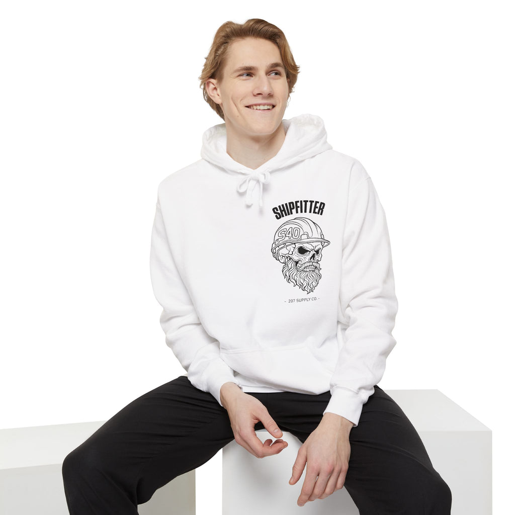 Shipfitter Bearded Skull Hoodie