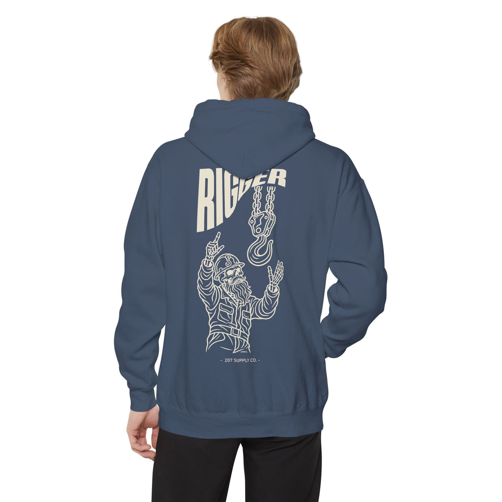 Rigger Skull Hoodie - Dark