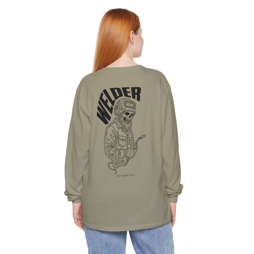 Welder Skull Long Sleeve Tee