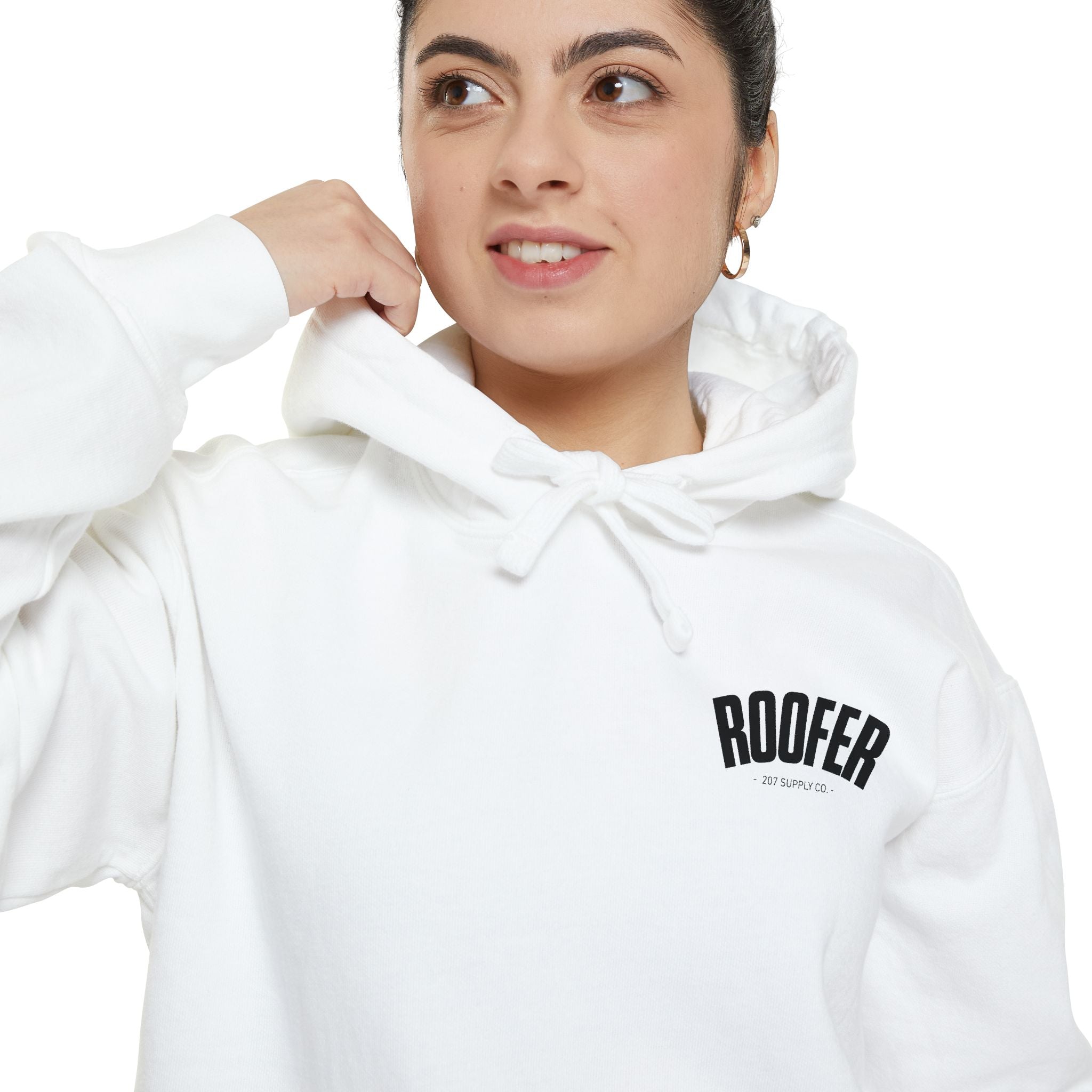 Roofer Skull Hoodie