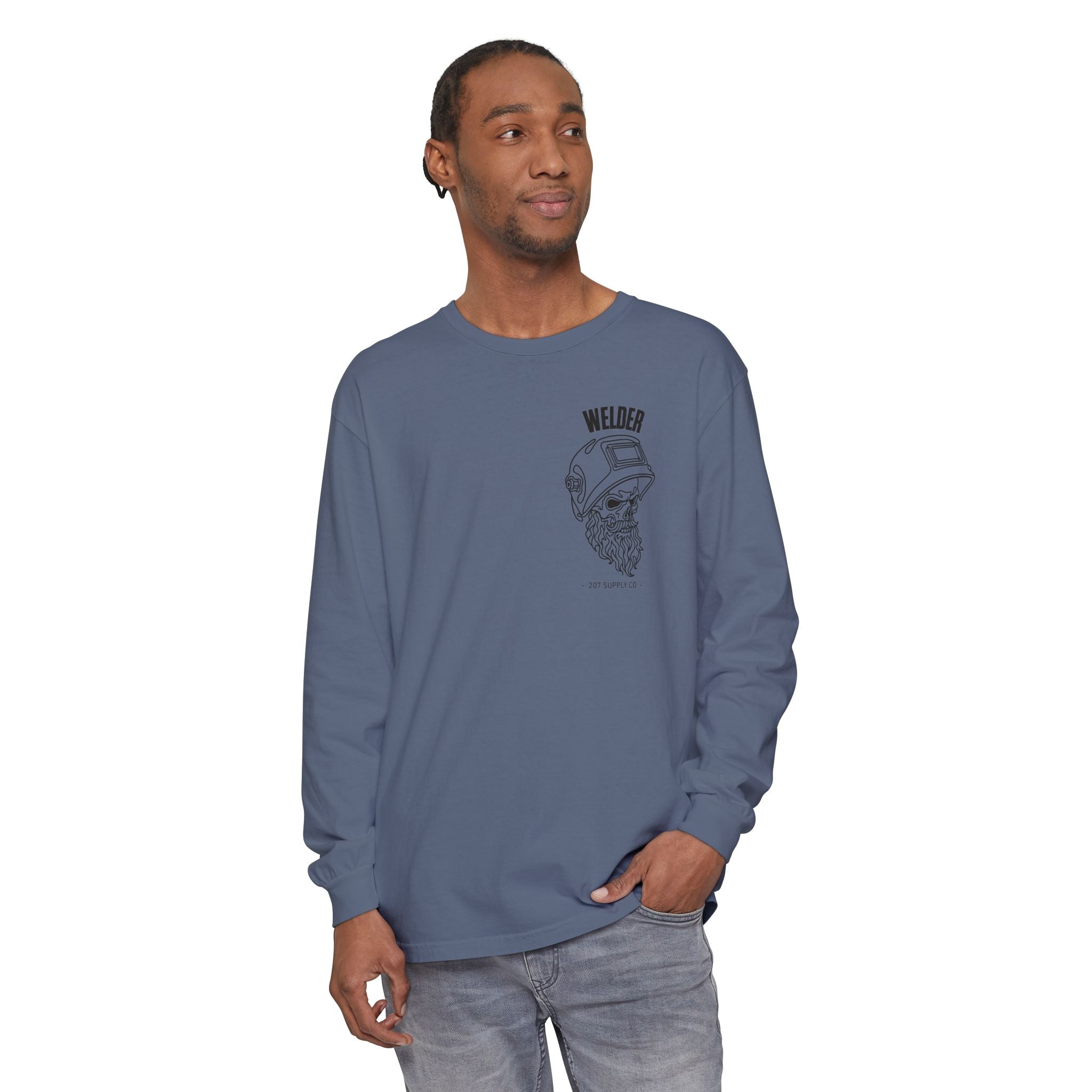 Welder Skull Long Sleeve Tee