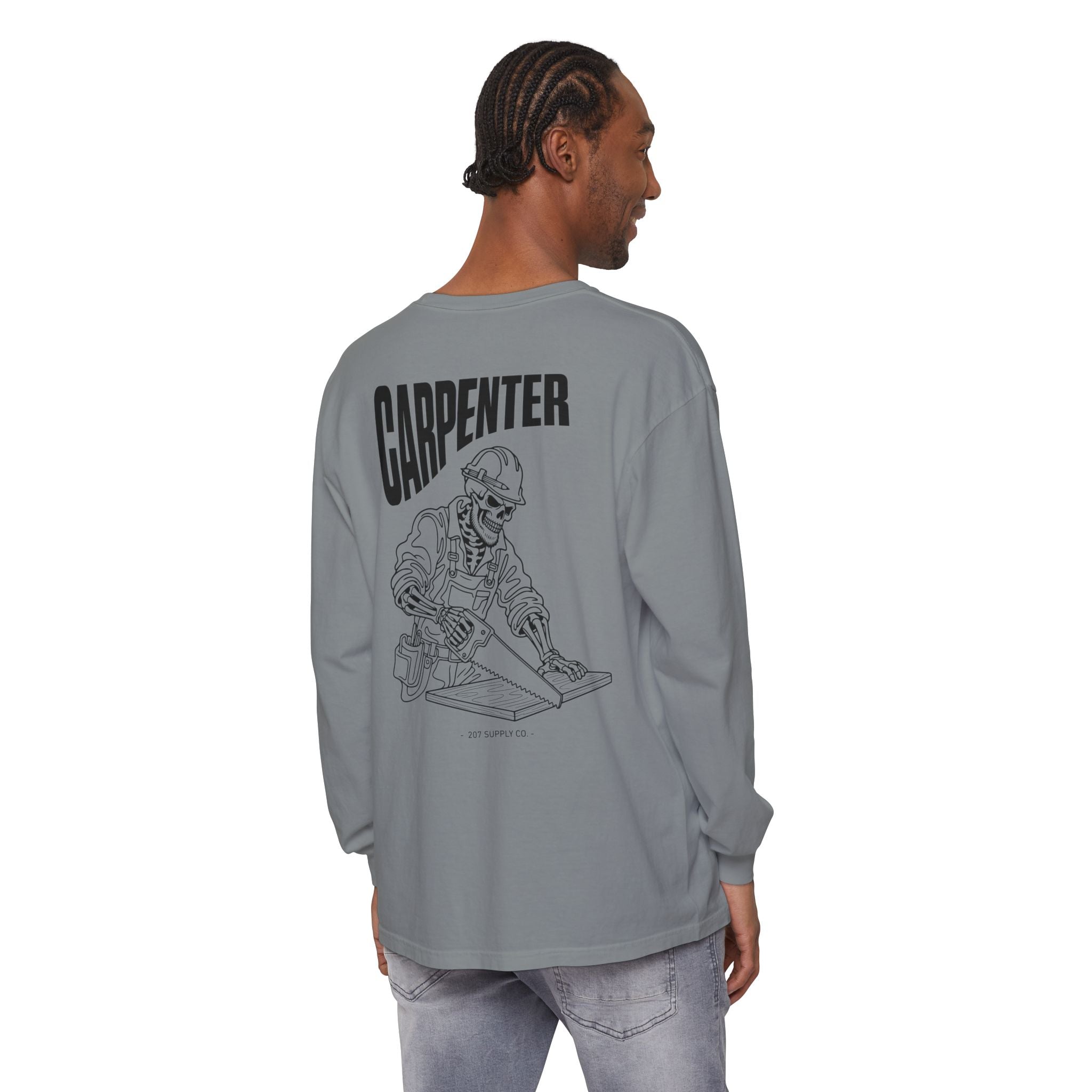 Carpenter Skull Long Sleeve Tee