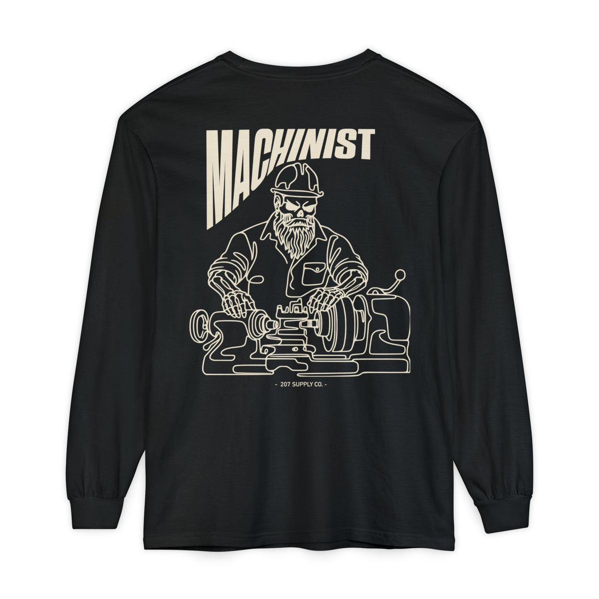 Machinist Skull Long Sleeve - Dark