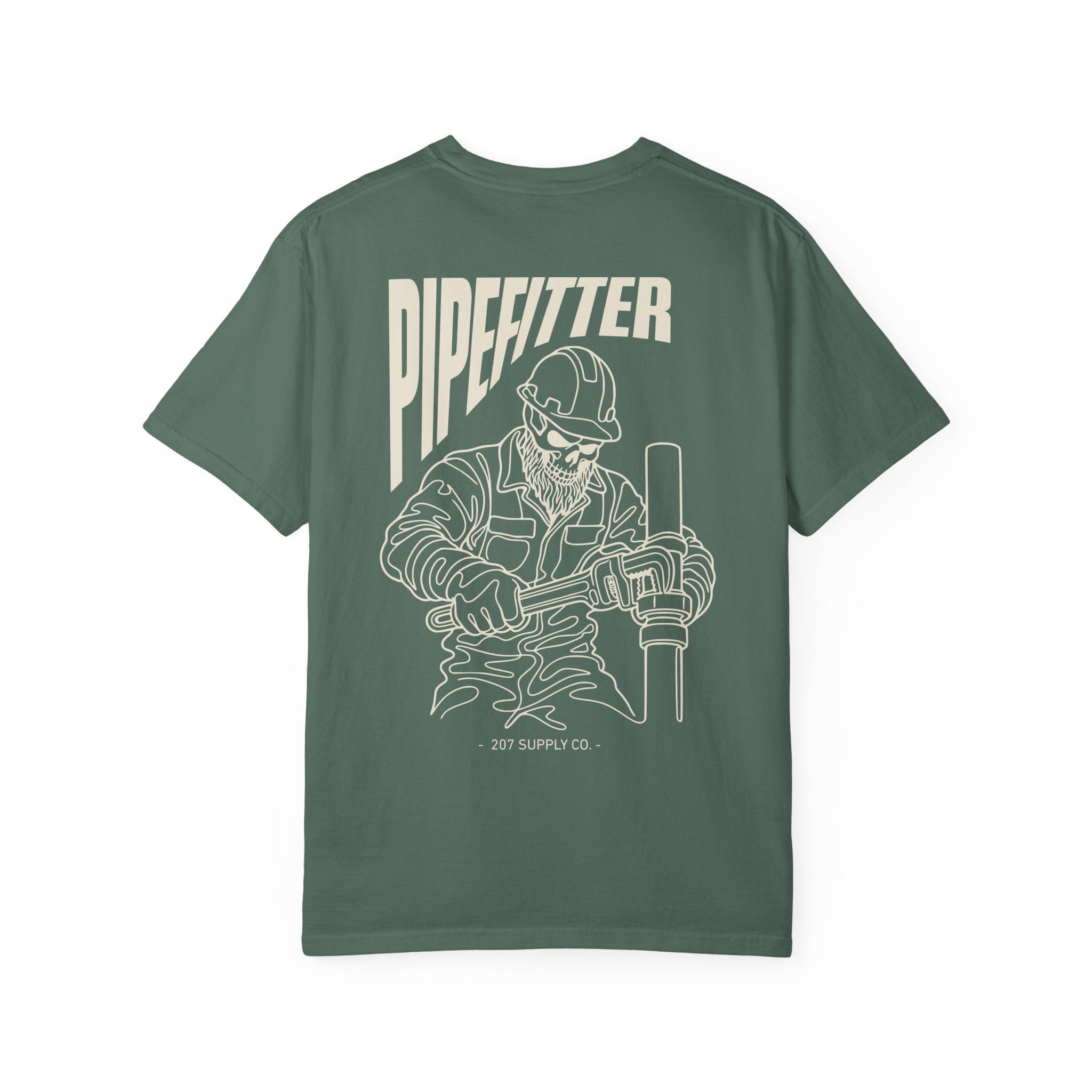 Pipefitter Skull Tee - Dark