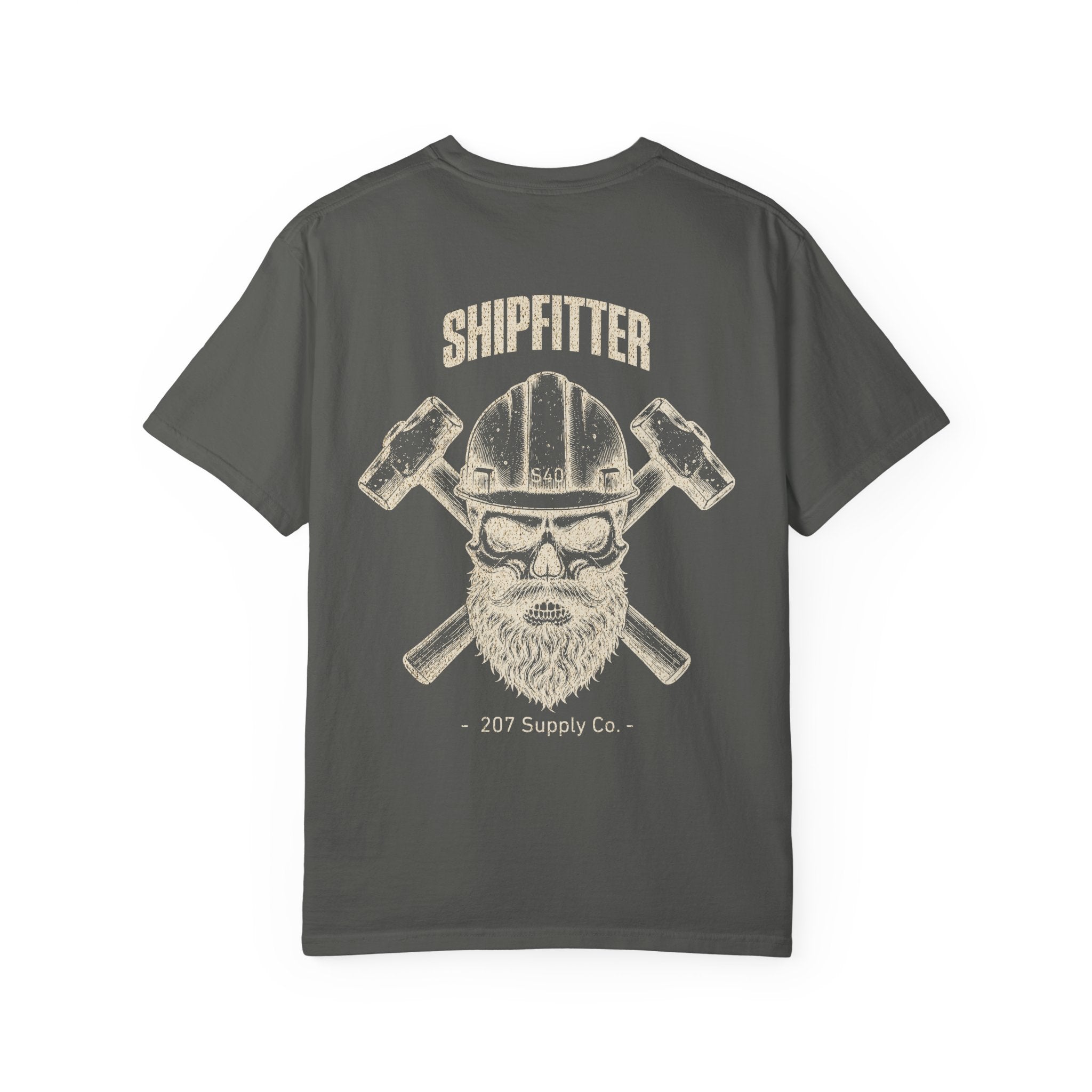 Shipfitter Skull & Hammer Tee - Dark Colors