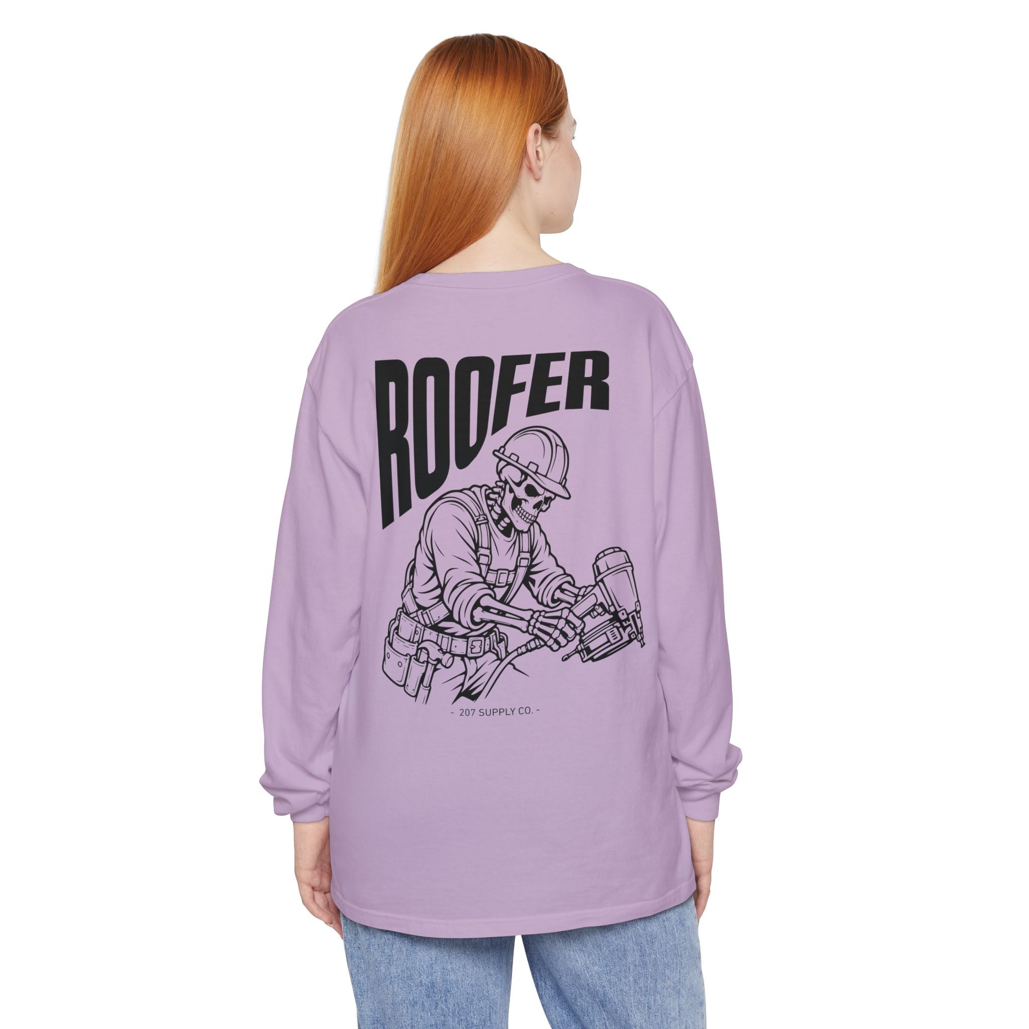 Roofer Skull Long Sleeve