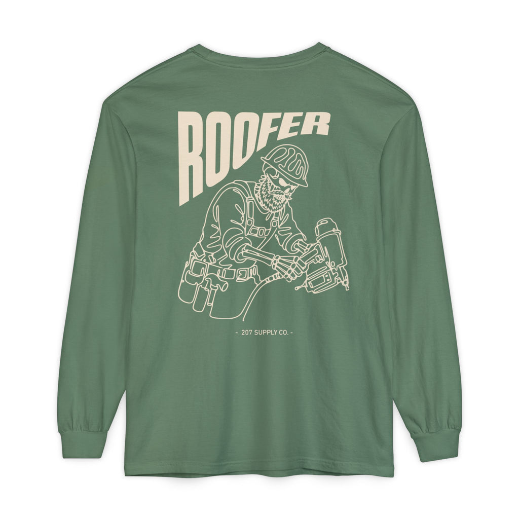 Roofer Skull Long Sleeve - Dark