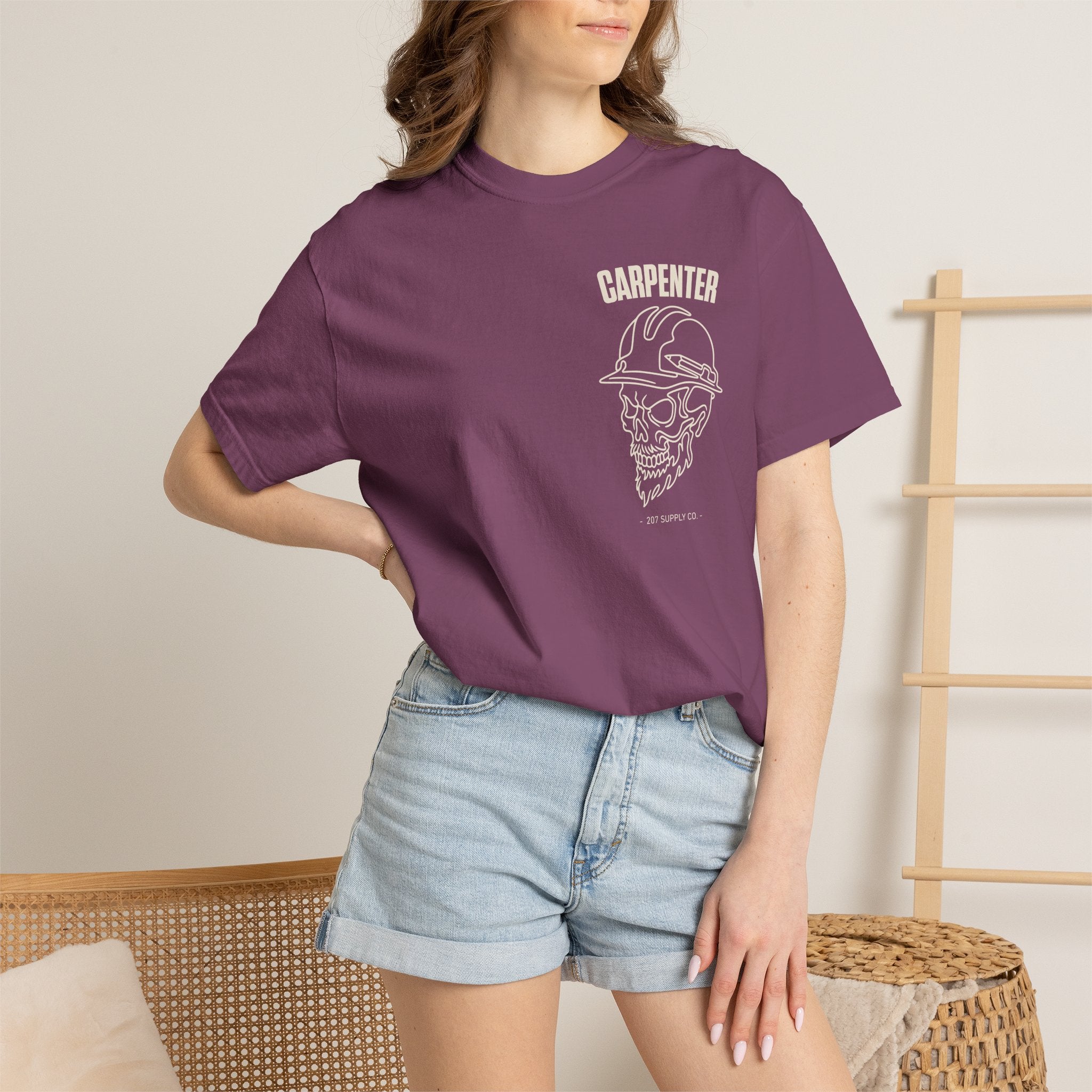 Carpenter Skull Tee - Dark