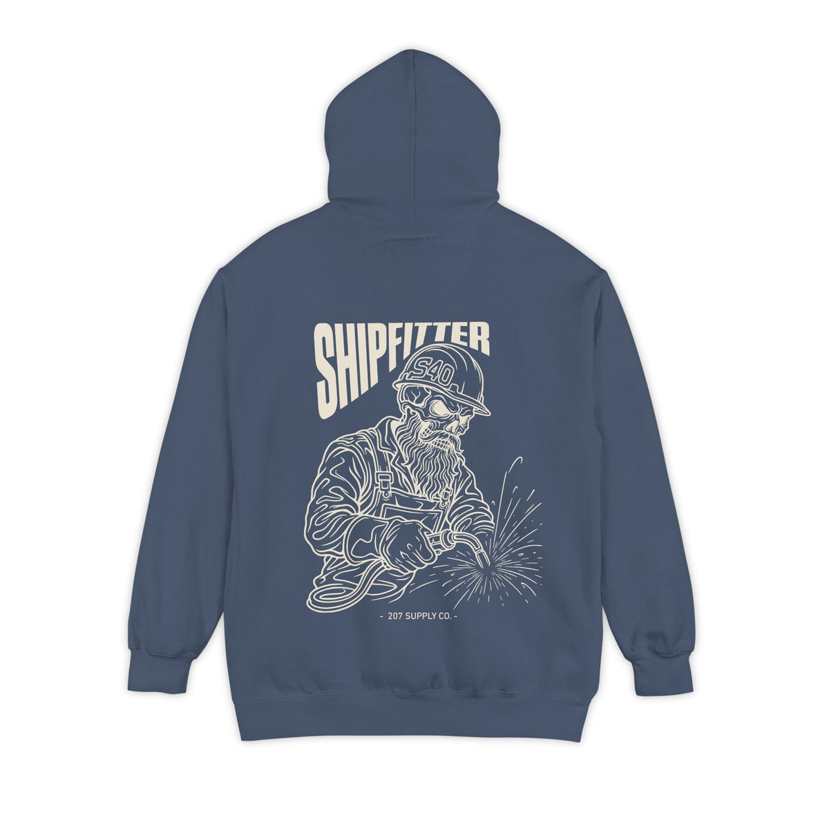 Shipfitter Skull Hoodie - Dark