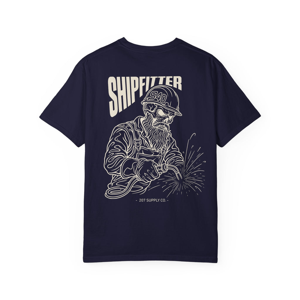 Shipfitter Bearded Skull Tee - Dark Colors