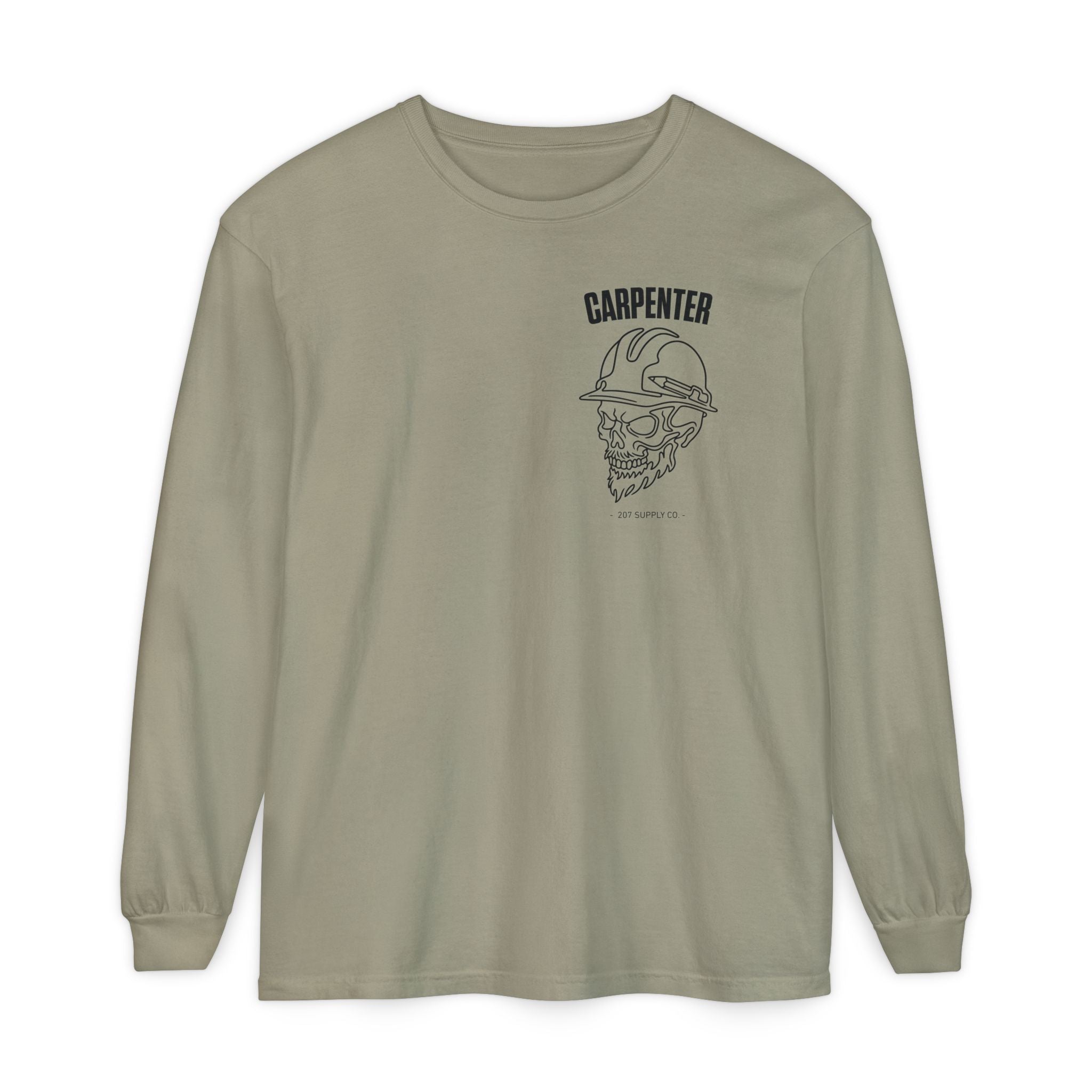 Carpenter Skull Long Sleeve Tee