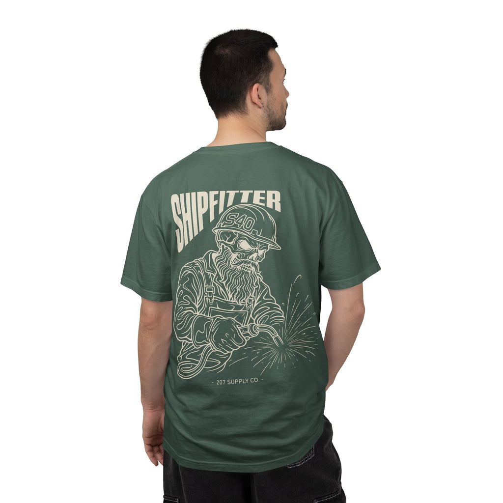 Shipfitter Bearded Skull Tee - Dark Colors