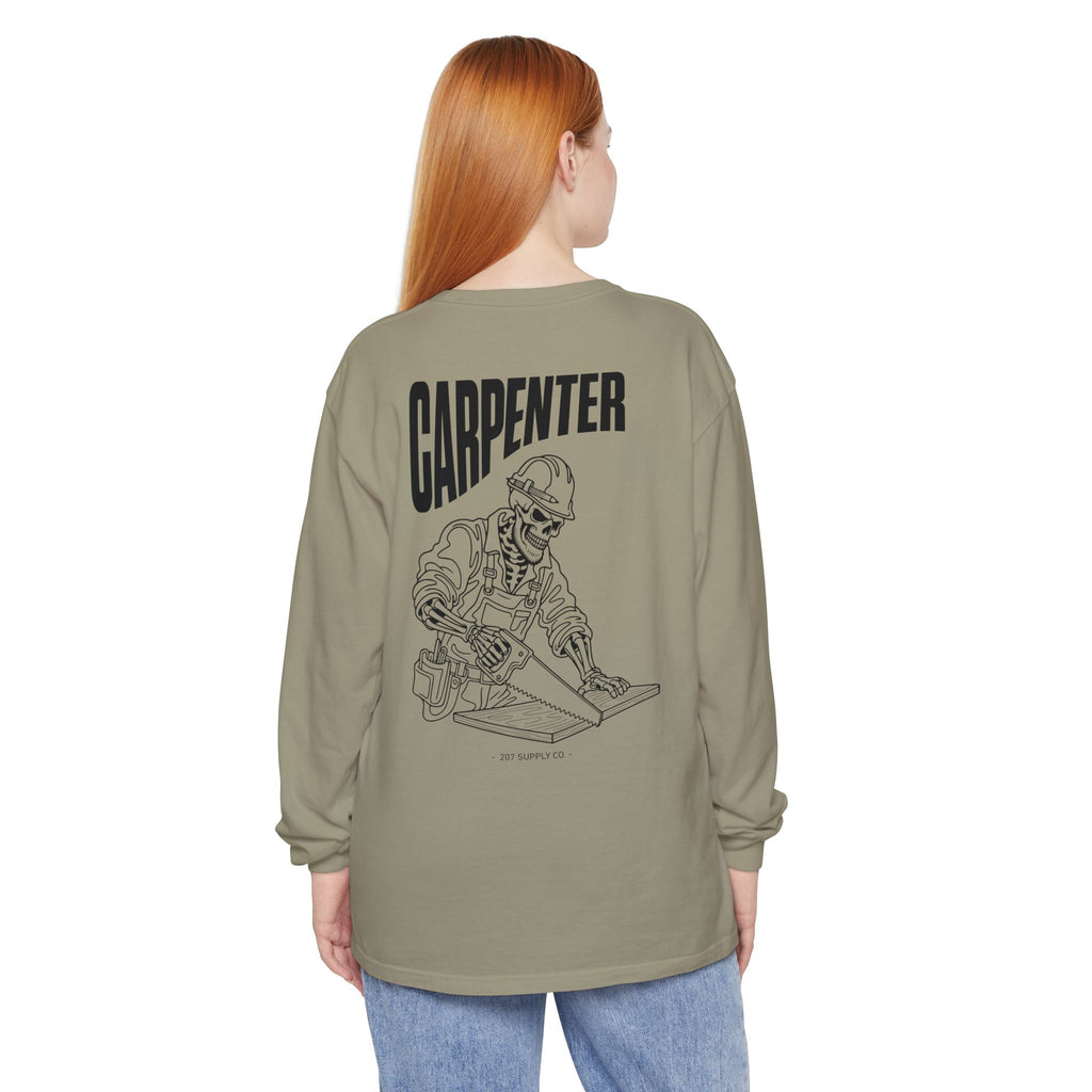 Carpenter Skull Long Sleeve Tee