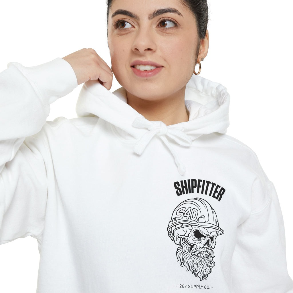 Shipfitter Bearded Skull Hoodie
