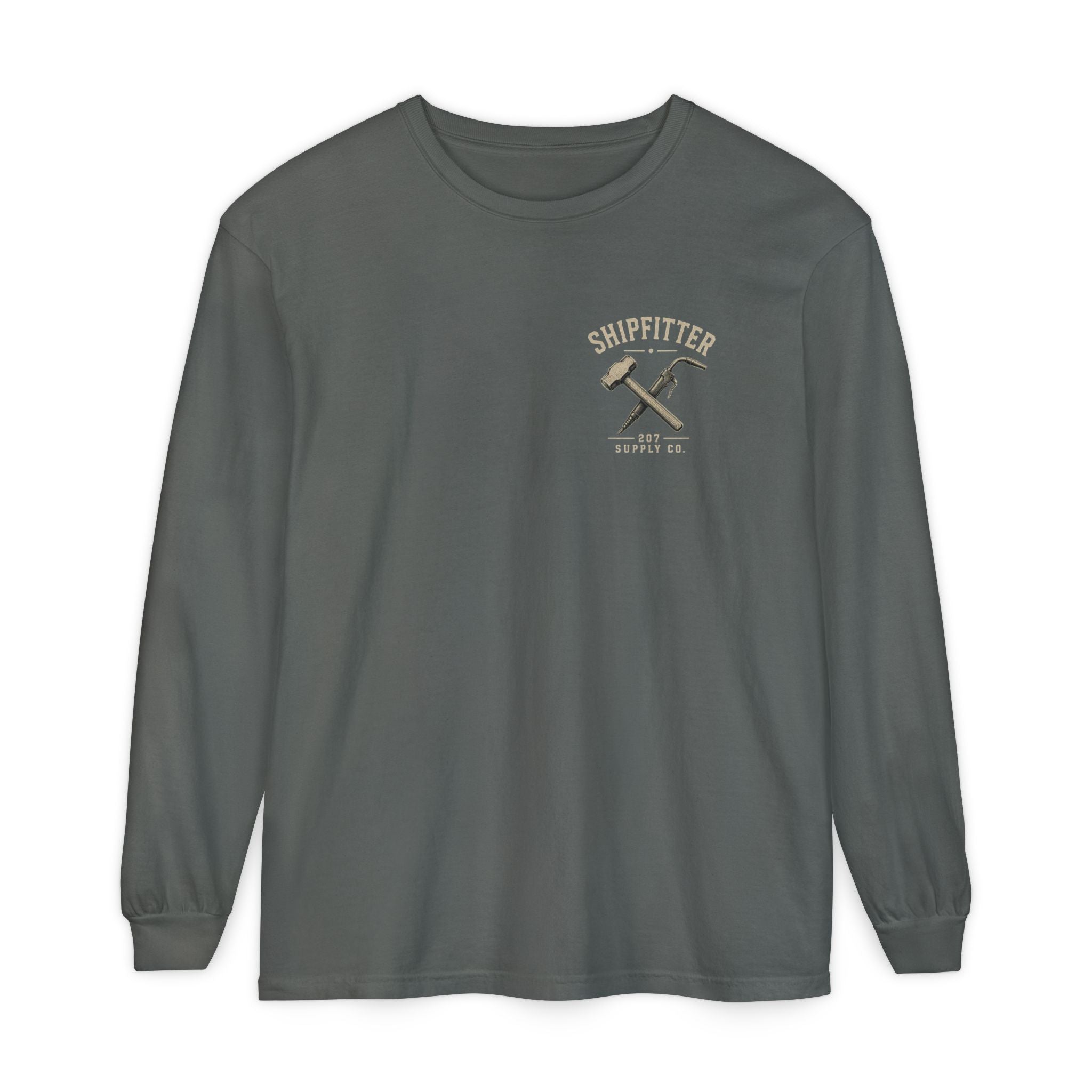Premium Shipfitter Long Sleeve — Premium Garment-Dyed