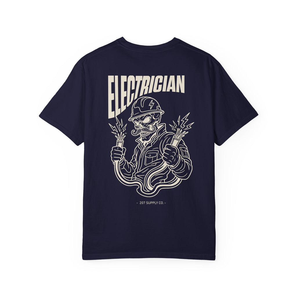 Electrician Skull Tee - Dark