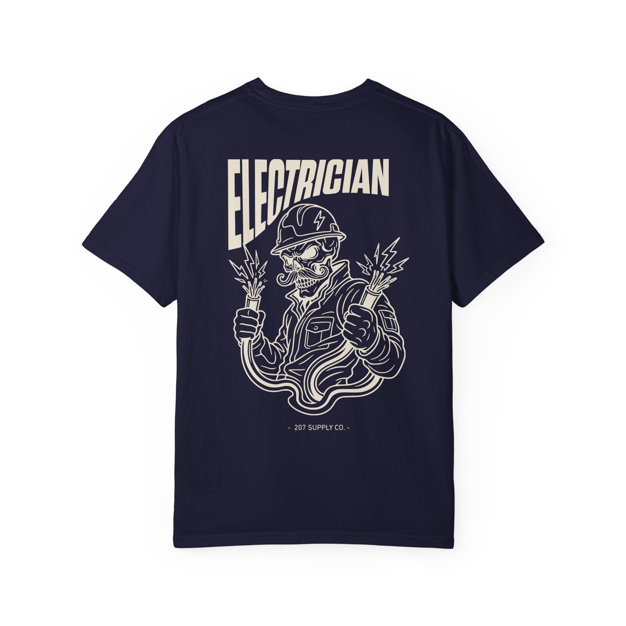 Electrician Skull Tee - Dark
