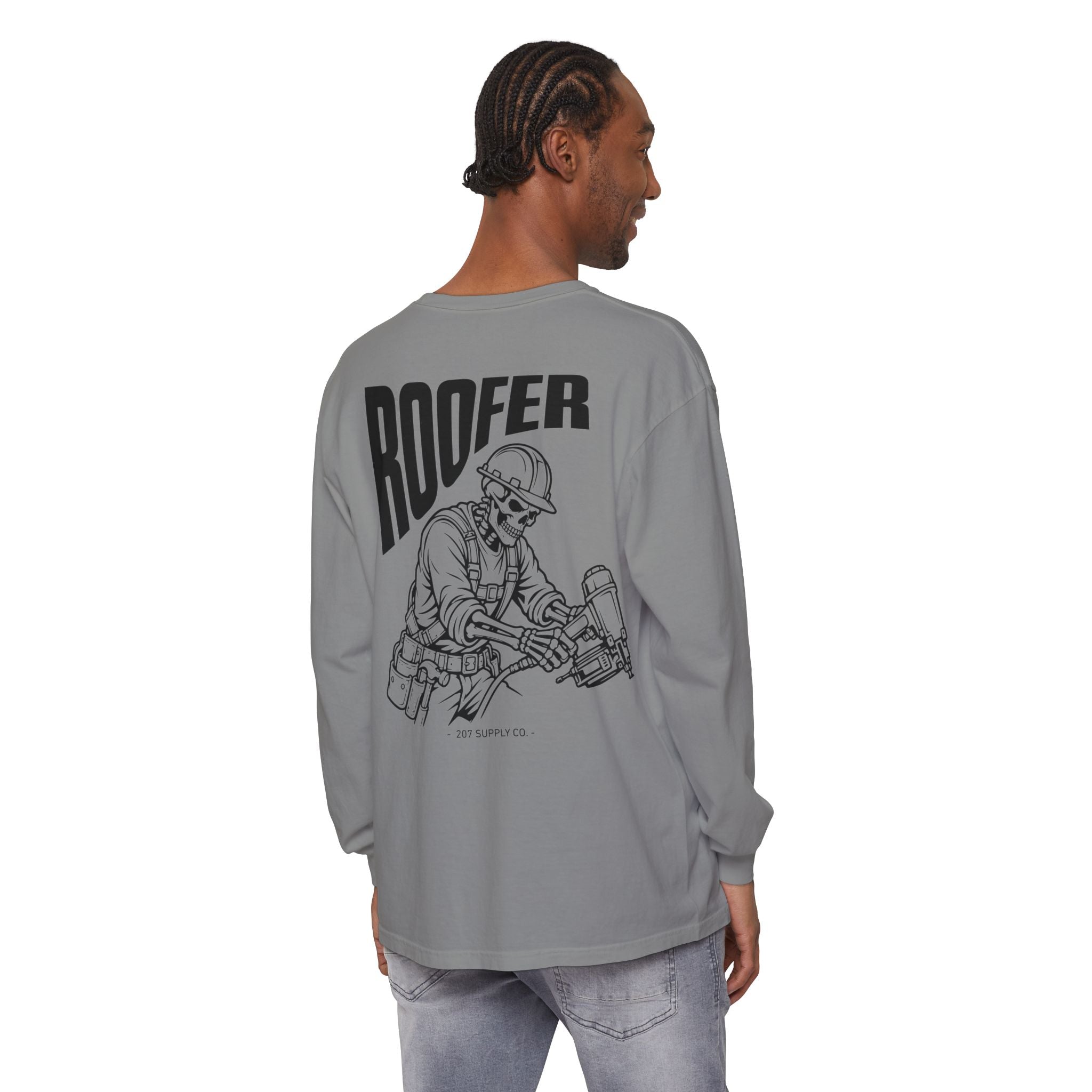 Roofer Skull Long Sleeve
