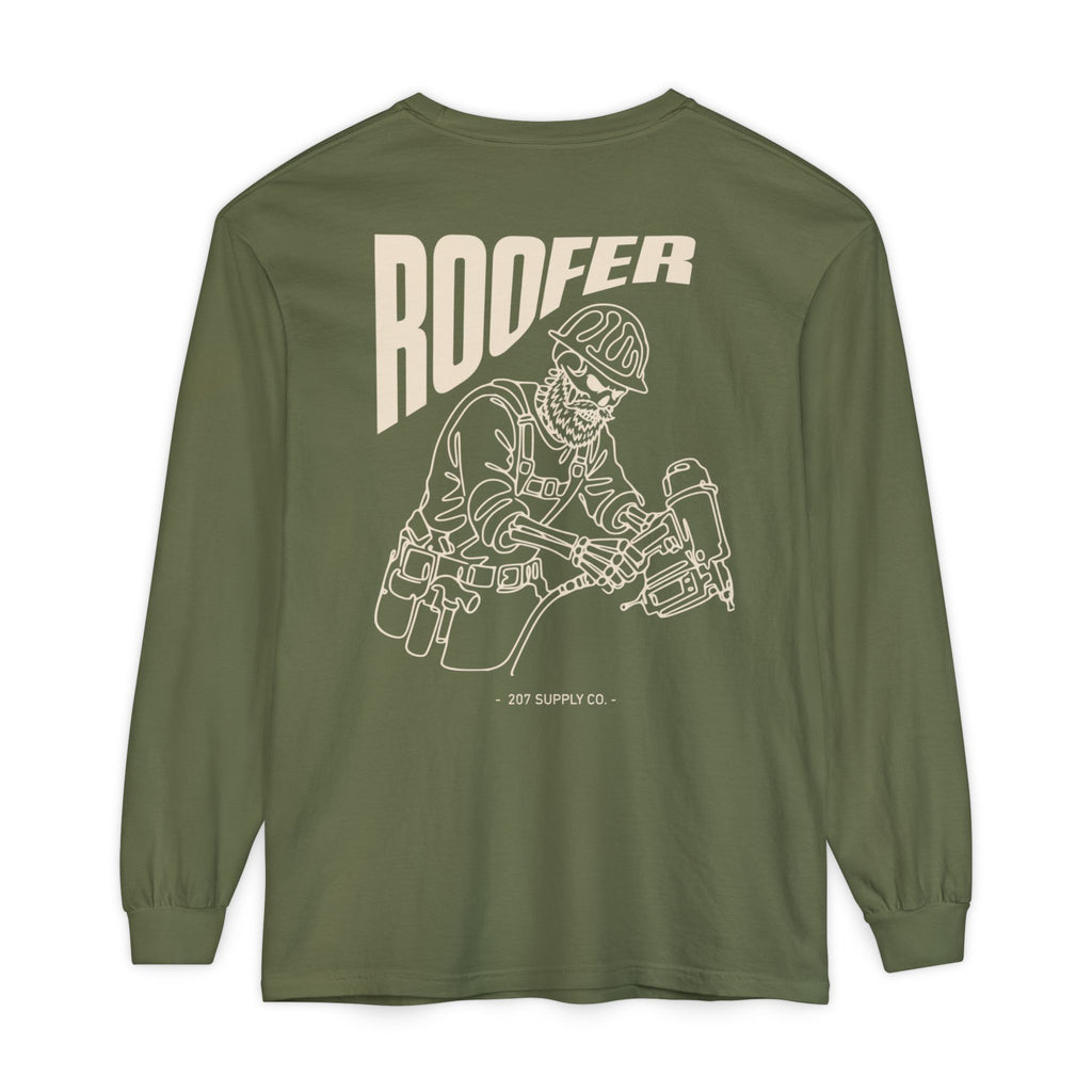 Roofer Skull Long Sleeve - Dark