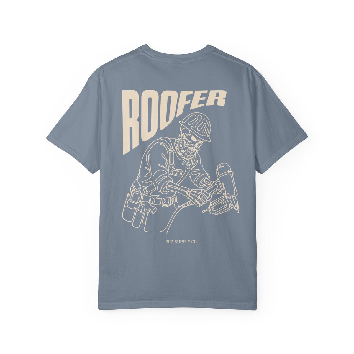 Roofer Skull Tee - Dark