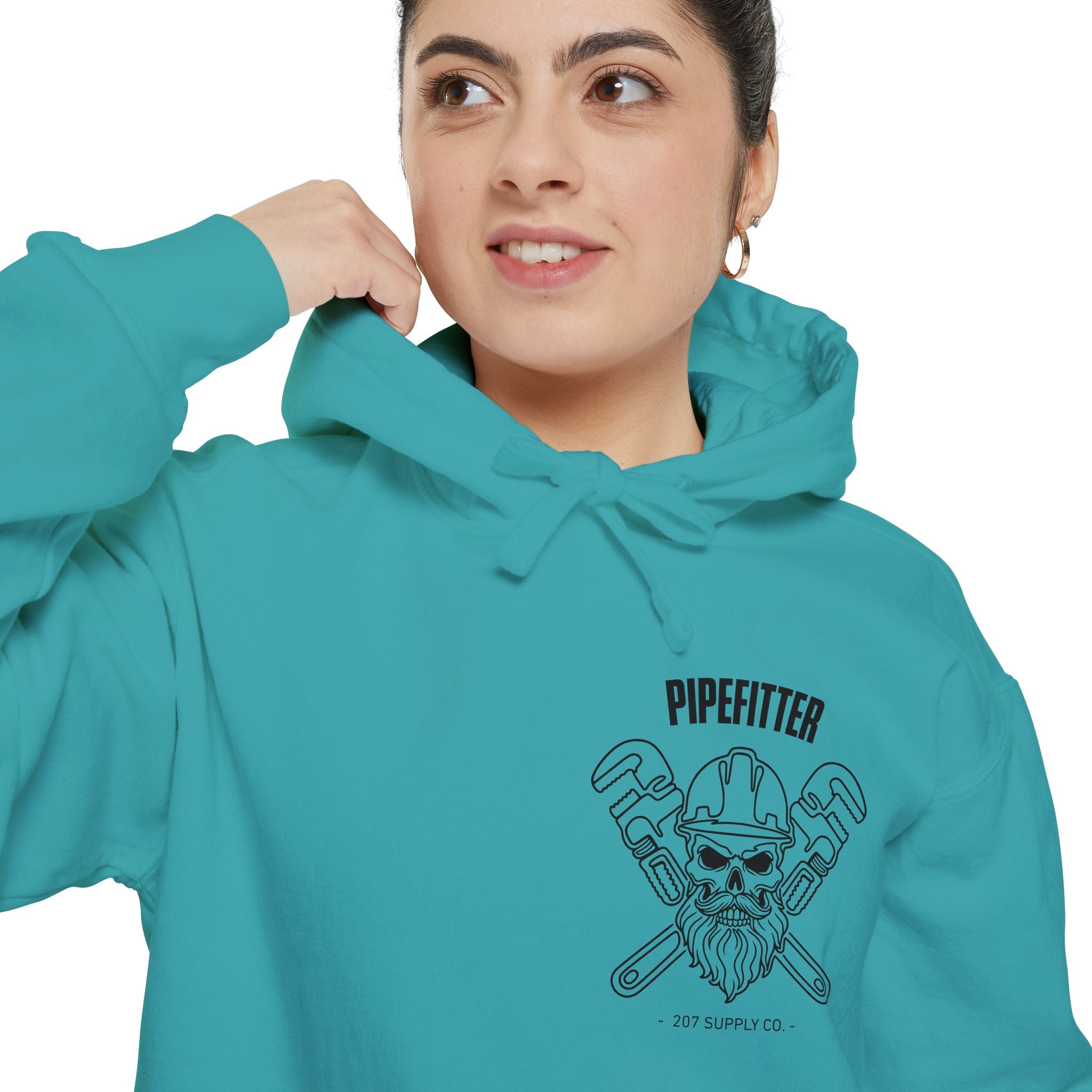 Pipefitter Skull Hoodie