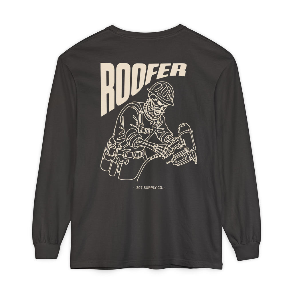 Roofer Skull Long Sleeve - Dark