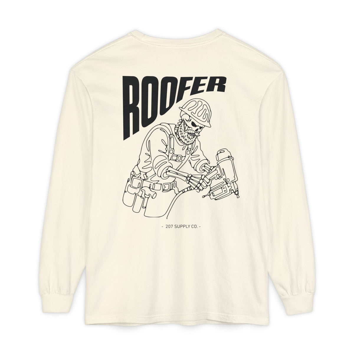Roofer Skull Long Sleeve