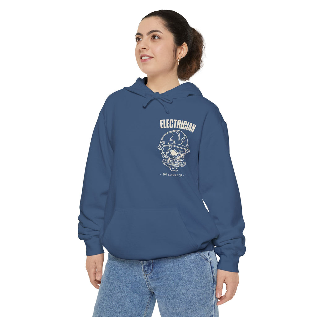 Electrician Skull Hoodie - Dark