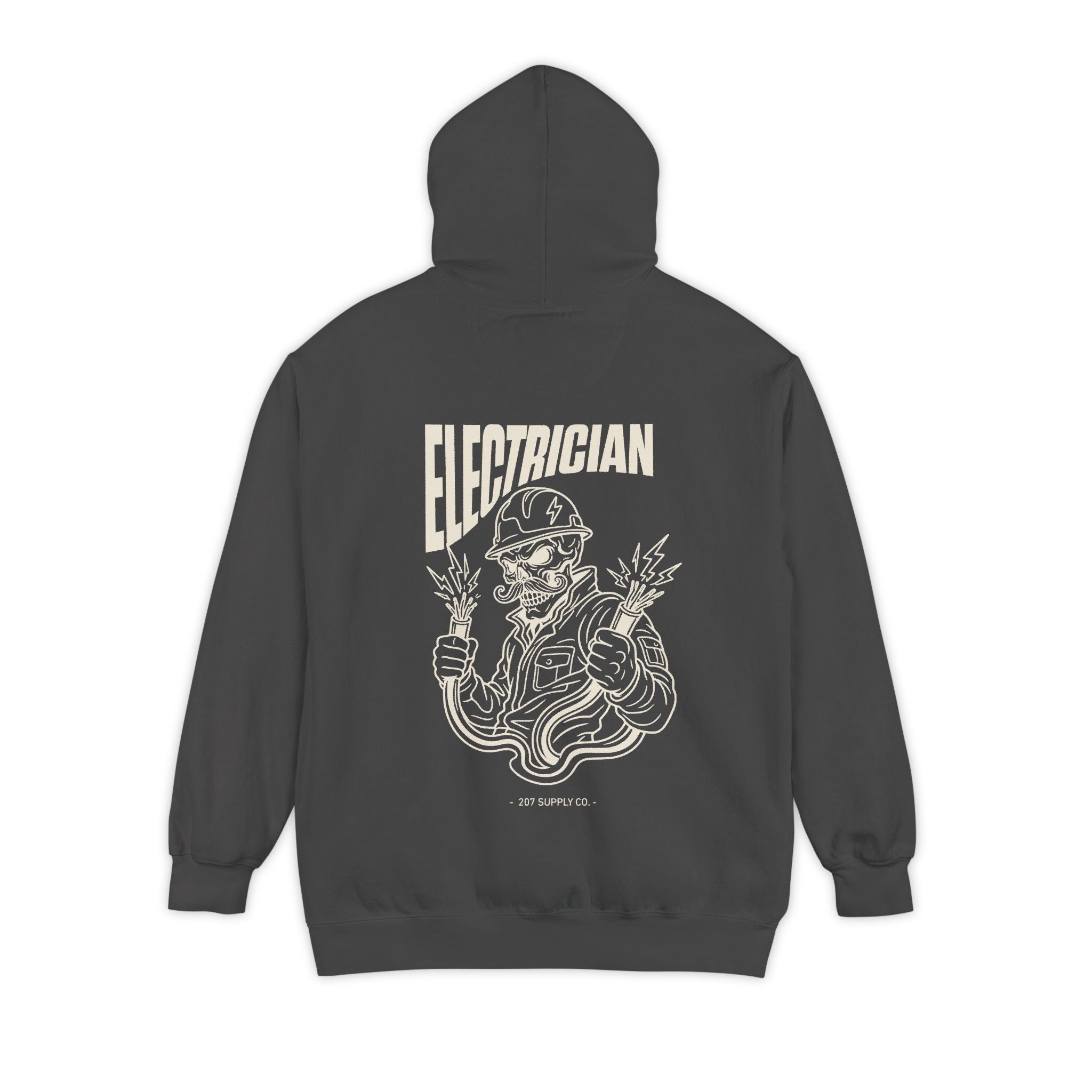 Electrician Skull Hoodie - Dark
