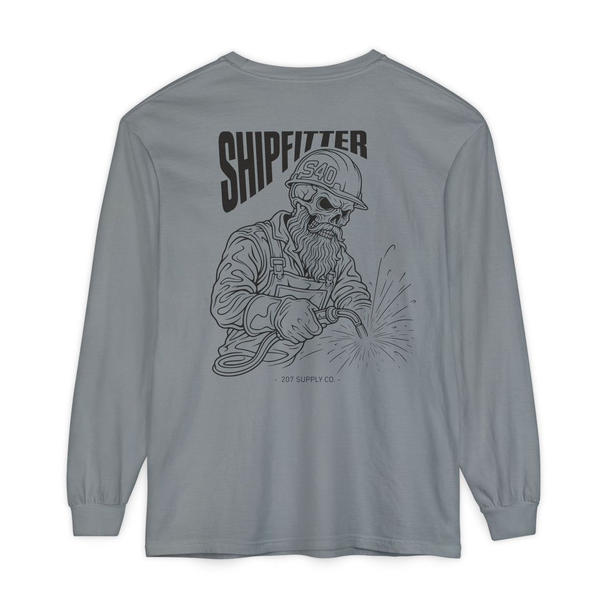Shipfitter Skull Long Sleeve