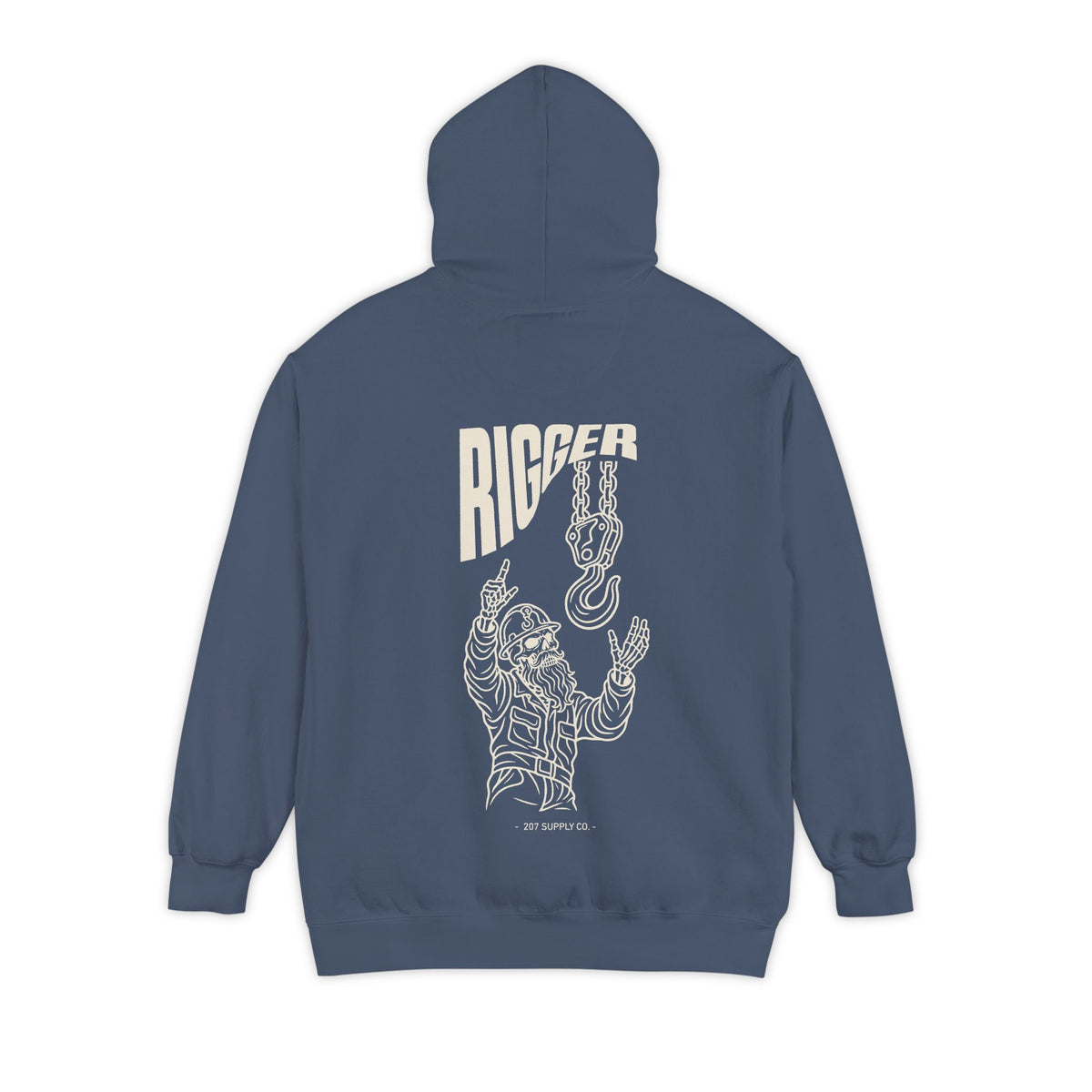 Rigger Skull Hoodie - Dark