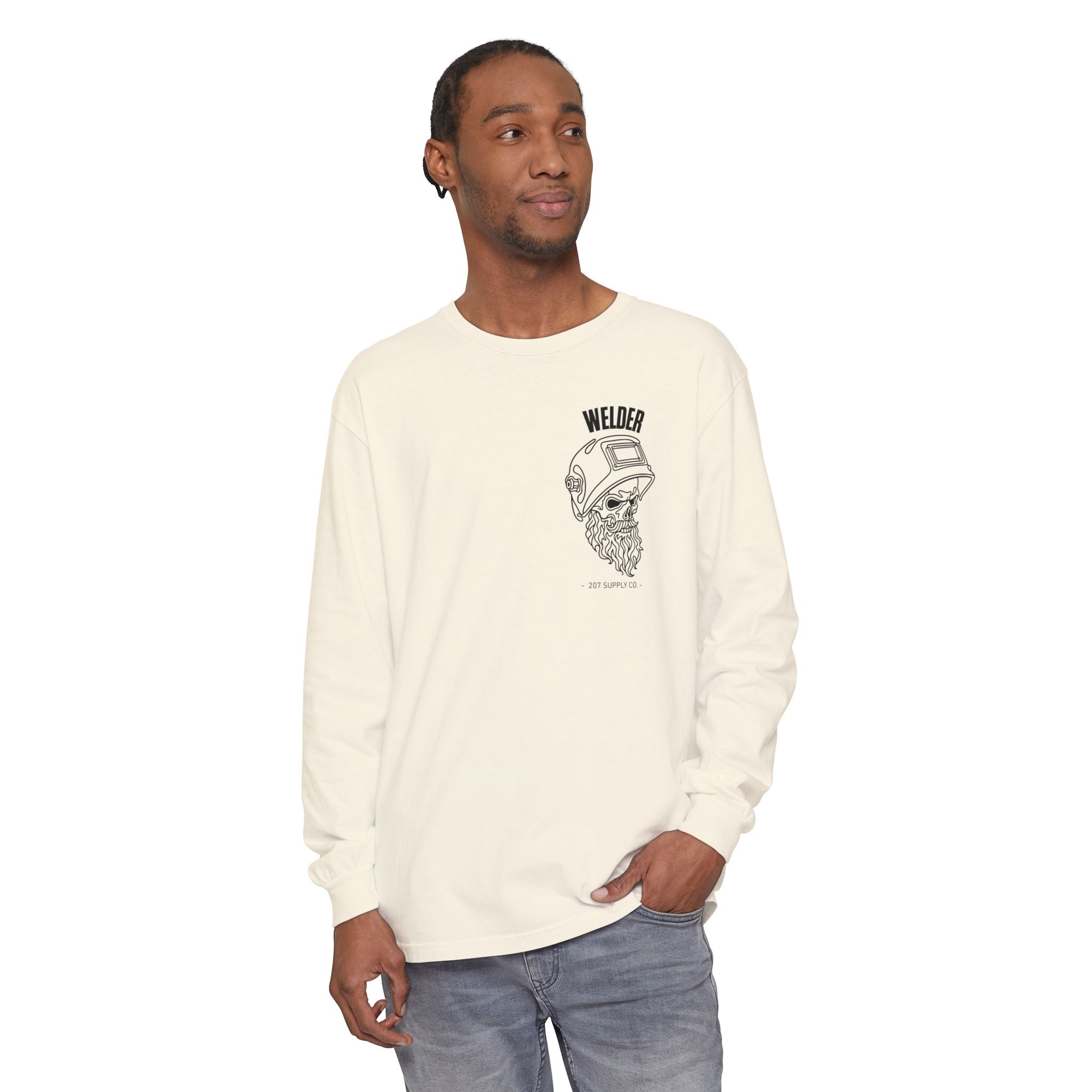 Welder Skull Long Sleeve Tee