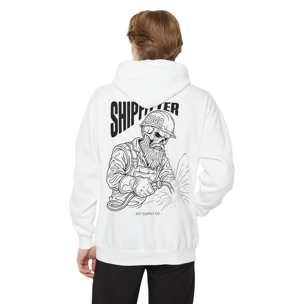 Shipfitter Bearded Skull Hoodie