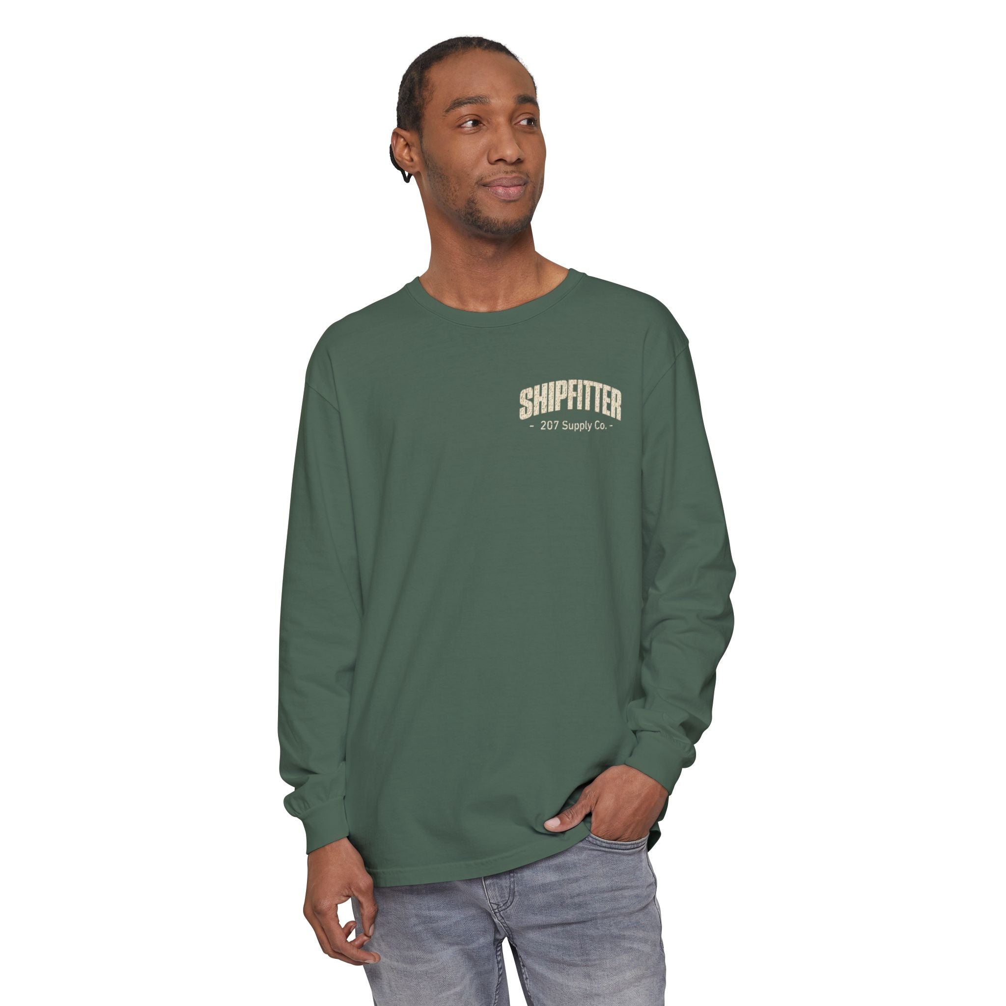 Shipfitter Skull & Hammer Long Sleeve - Dark Colors