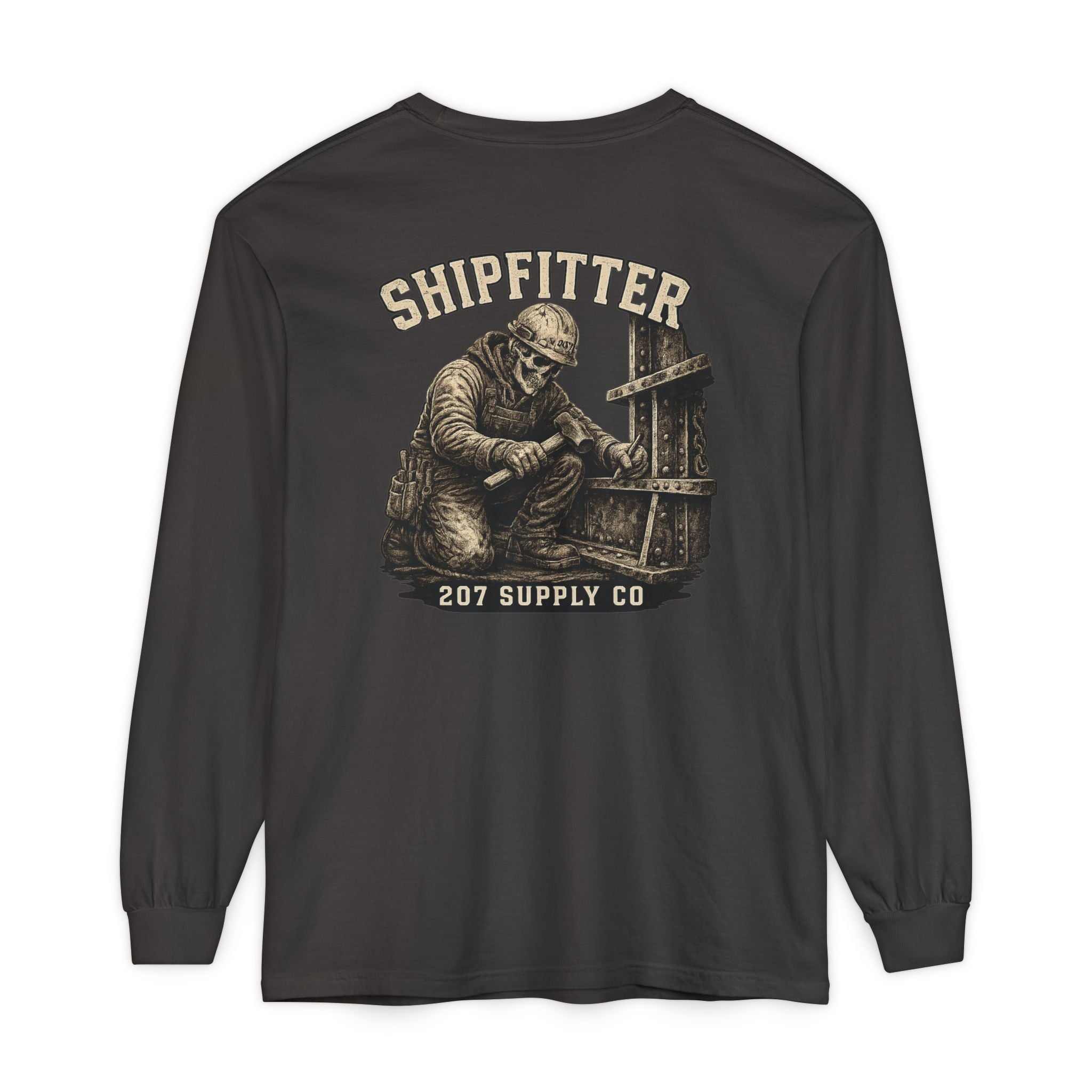 Premium Shipfitter Long Sleeve — Premium Garment-Dyed