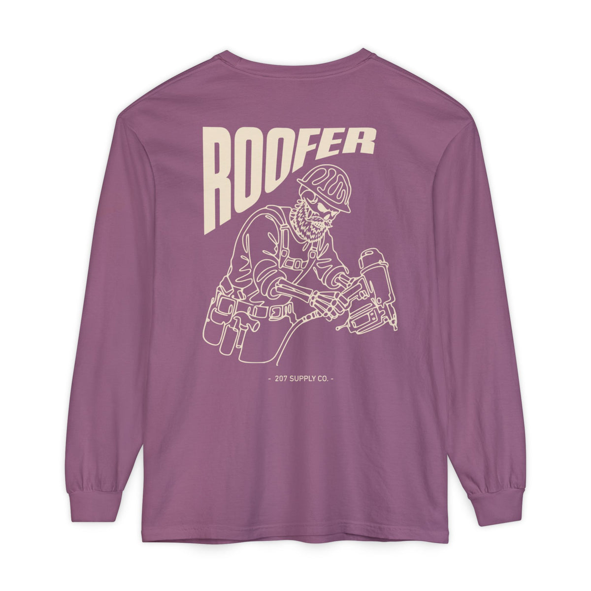 Roofer Skull Long Sleeve - Dark