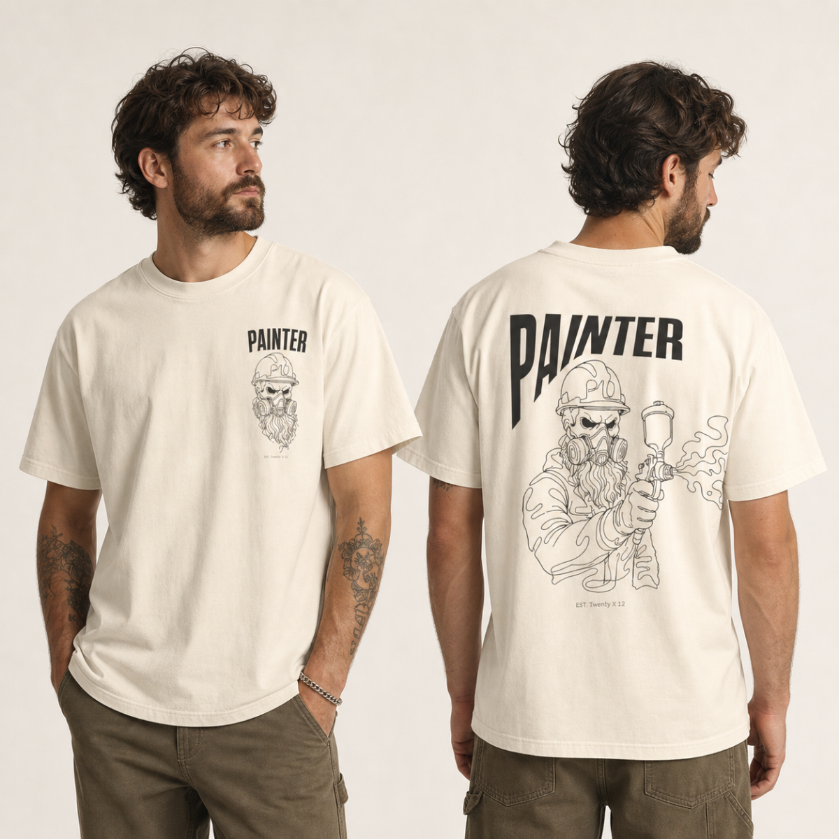 Painter Skull Tee