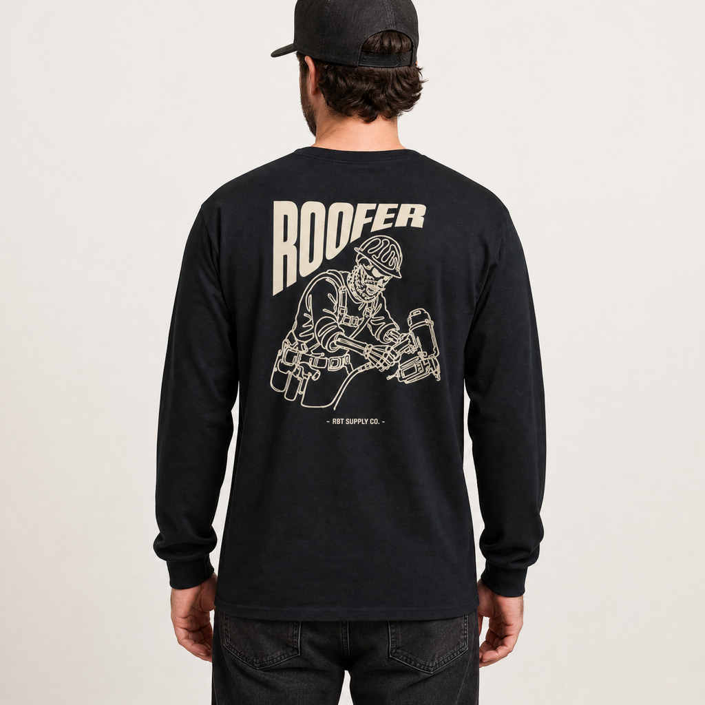 Roofer Skull Long Sleeve - Dark
