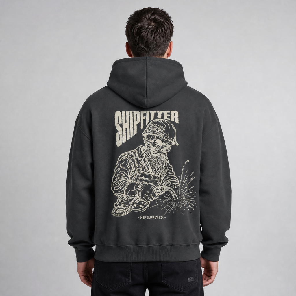 Shipfitter Skull Hoodie - Dark