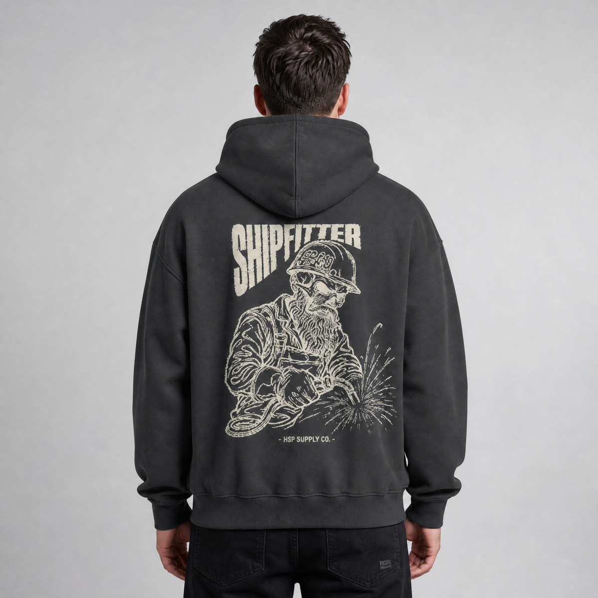 Shipfitter Skull Hoodie - Dark